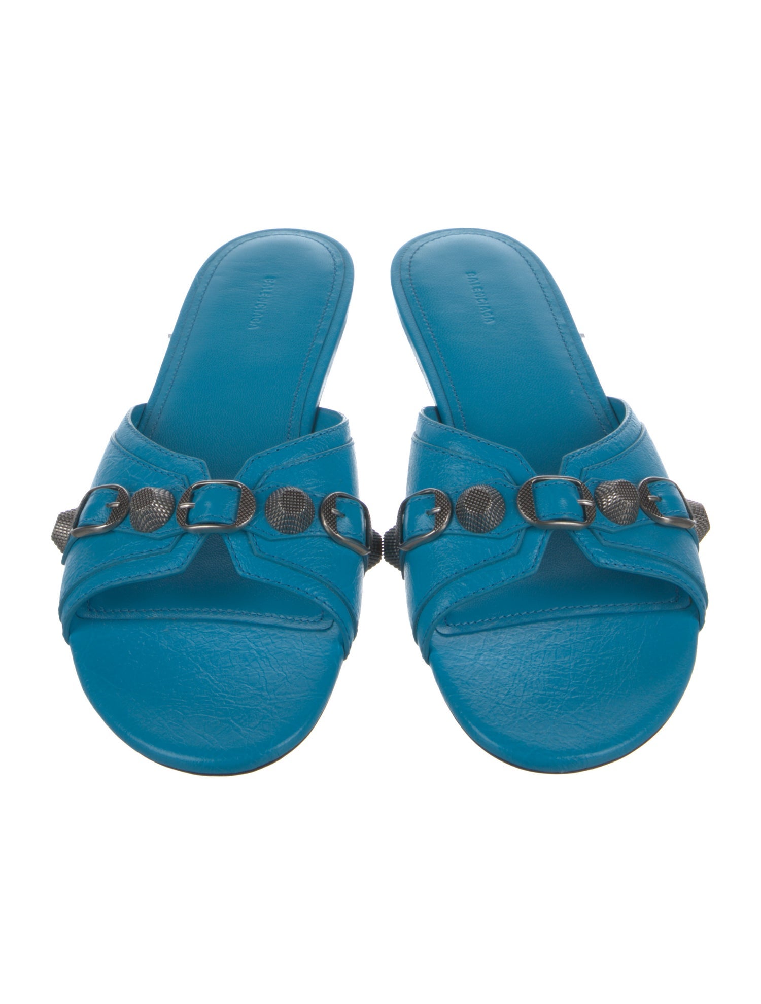 Balenciaga Leather Slides